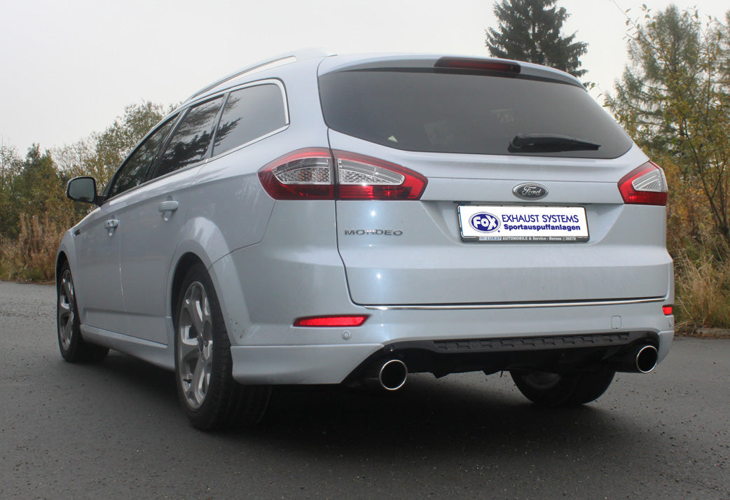 Fox passend fürFord Mondeo IV Turnier (Kombi) - Titanium S Endschalldämpfer rechts/links - 1x100 Typ 16 rechts/links