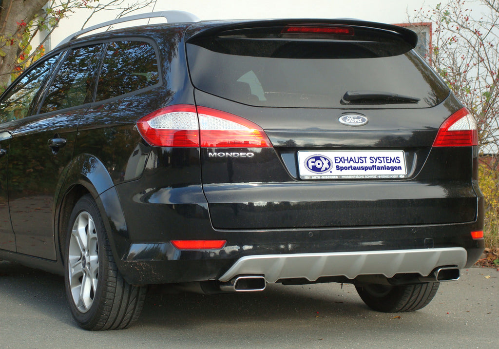 Fox passend fürFord Mondeo IV Turnier (Kombi) - Sport Endschalldämpfer rechts/links - 145x65 Typ 59 rechts/links