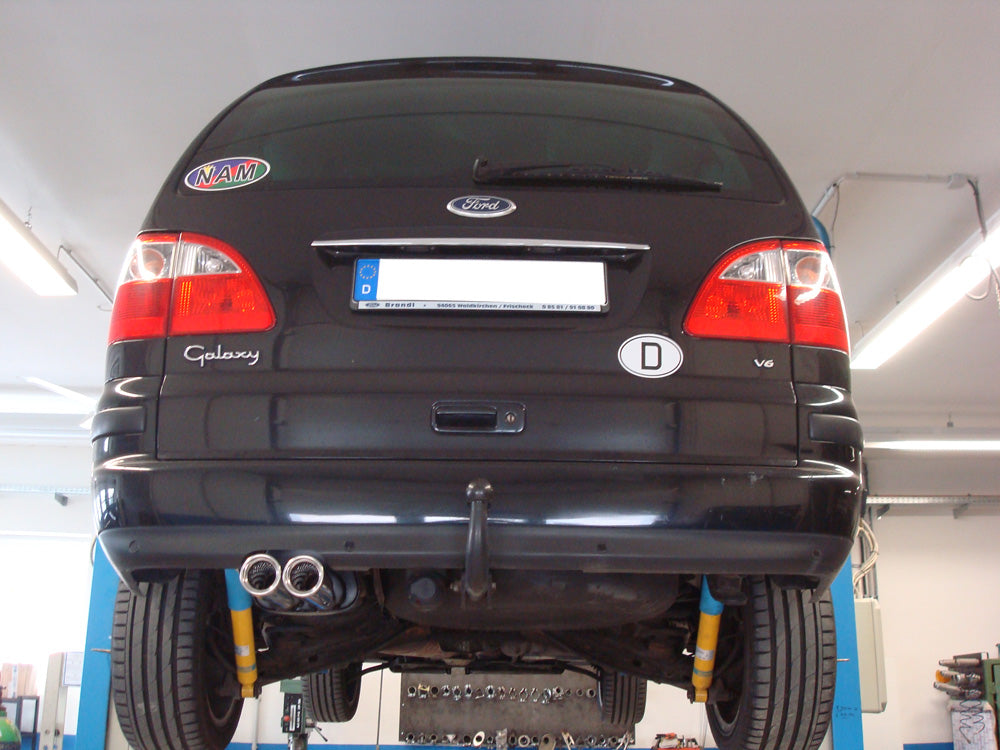 Fox passend fürFord Galaxy WGR/ VW Sharan 7M Endschalldämpfer - 2x80 Typ 13