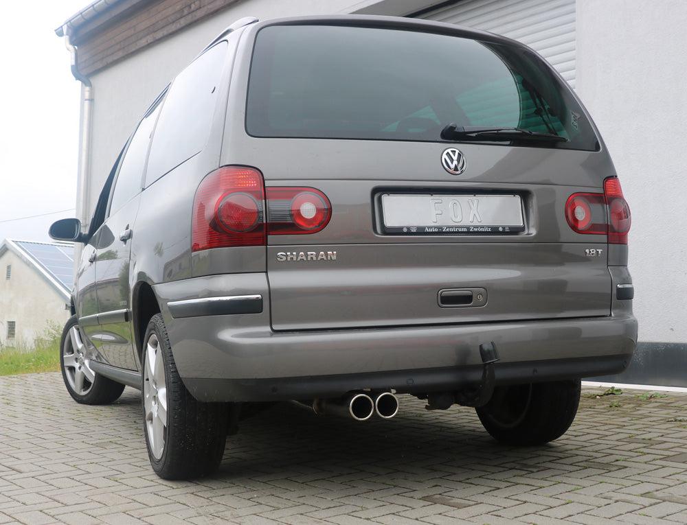 Fox passend fürFord Galaxy WGR/ VW Sharan 7M Endschalldämpfer - 2x80 Typ 13