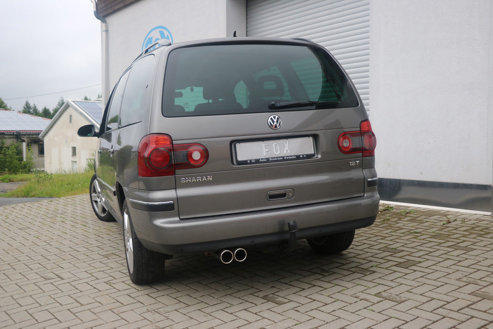 Fox passend fürFord Galaxy WGR/ VW Sharan 7M Endschalldämpfer - 2x80 Typ 13