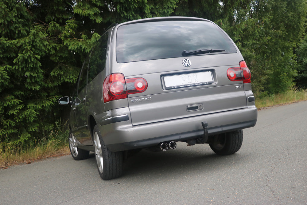 Fox passend fürFord Galaxy WGR/ VW Sharan 7M Endschalldämpfer - 2x80 Typ 64