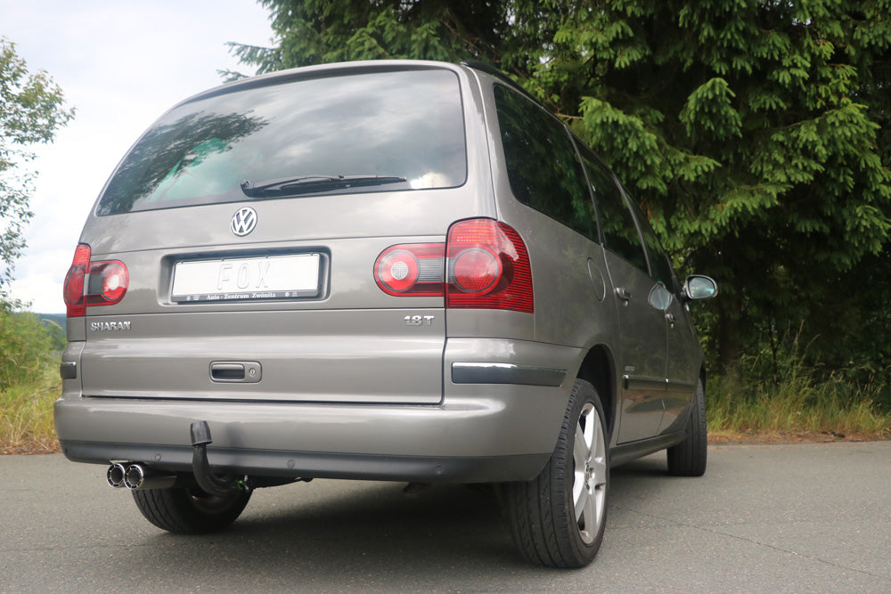 Fox passend für Ford Galaxy WGR/ VW Sharan 7M Endschalldämpfer - 2x80 Typ 64