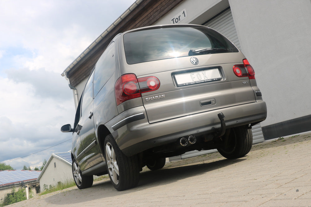 Fox passend fürFord Galaxy WGR/ VW Sharan 7M Endschalldämpfer - 2x80 Typ 64