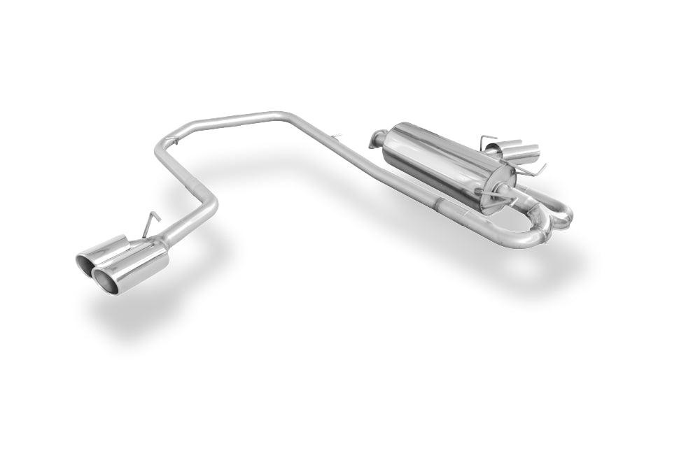 Fox passend für Ford Ranger ab 09/2016 4x4 - Doppelkabine Endschalldämpfer Sidepipe, Ausgang rechts und links am Fahrzeug - 2x90 Typ 16 rechts/links