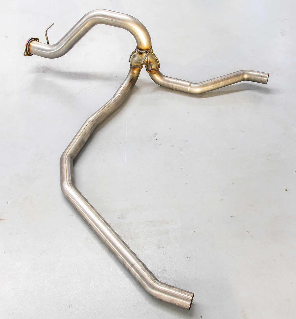 Fox passend für Ford Ranger 2AB/ VW Amarok T1 Endrohrsystem Ausgang rechts/links passend auf den originalen Endschalldämpfer - 2x100 Typ 25 rechts/links