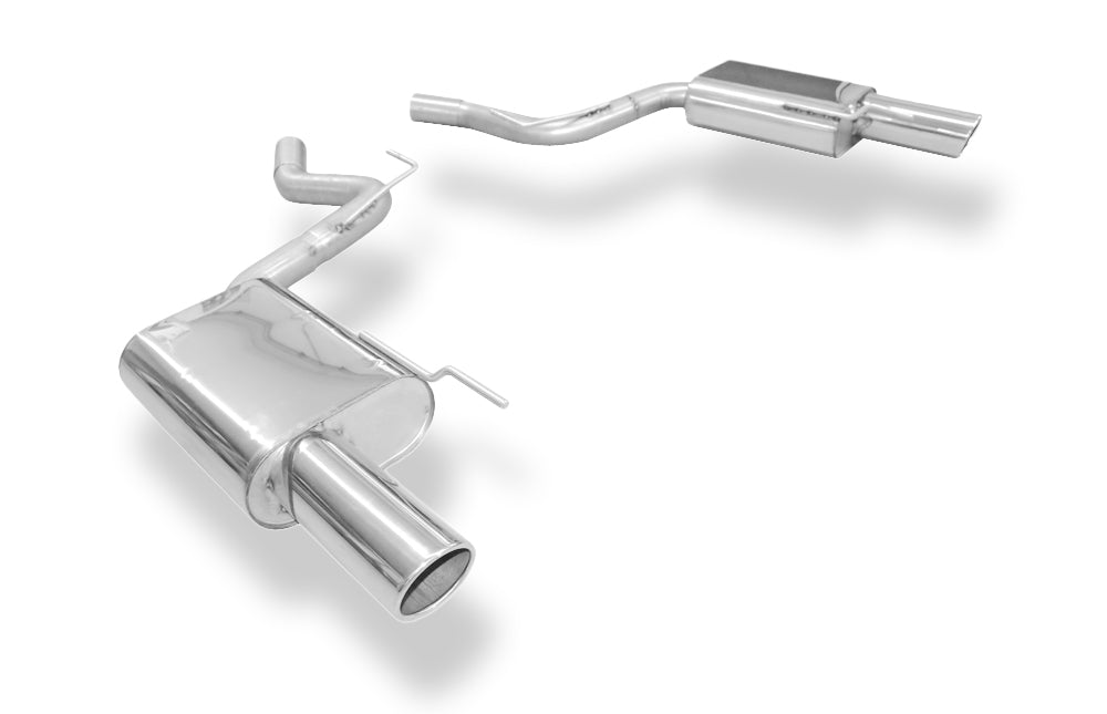 Fox passend fürFord Mustang Coupe & Cabrio - 6/8-Zylinder Endschalldämpfer rechts/links - 1x100 Typ 16 rechts/links