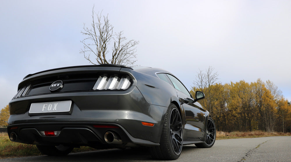 Fox passend fürFord Mustang Coupe & Cabrio - 6/8-Zylinder Endschalldämpfer rechts/links - 1x100 Typ 25 rechts/links