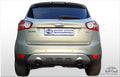 Fox passend für Ford Kuga Endschalldämpfer Ausgang rechts/links - 106x71 Typ 32 rechts/links