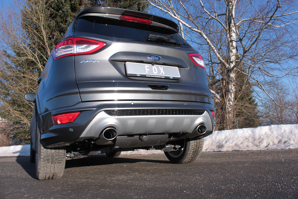 Fox passend fürFord Kuga II - 4x4 Endschalldämpfer Ausgang rechts/links - 115x85 Typ 44 rechts/links