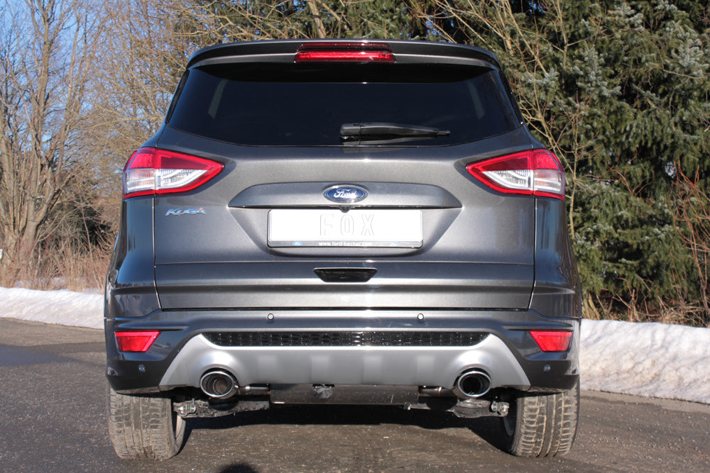 Fox passend für Ford Kuga II - 4x4 Endschalldämpfer Ausgang rechts/links - 115x85 Typ 44 rechts/links