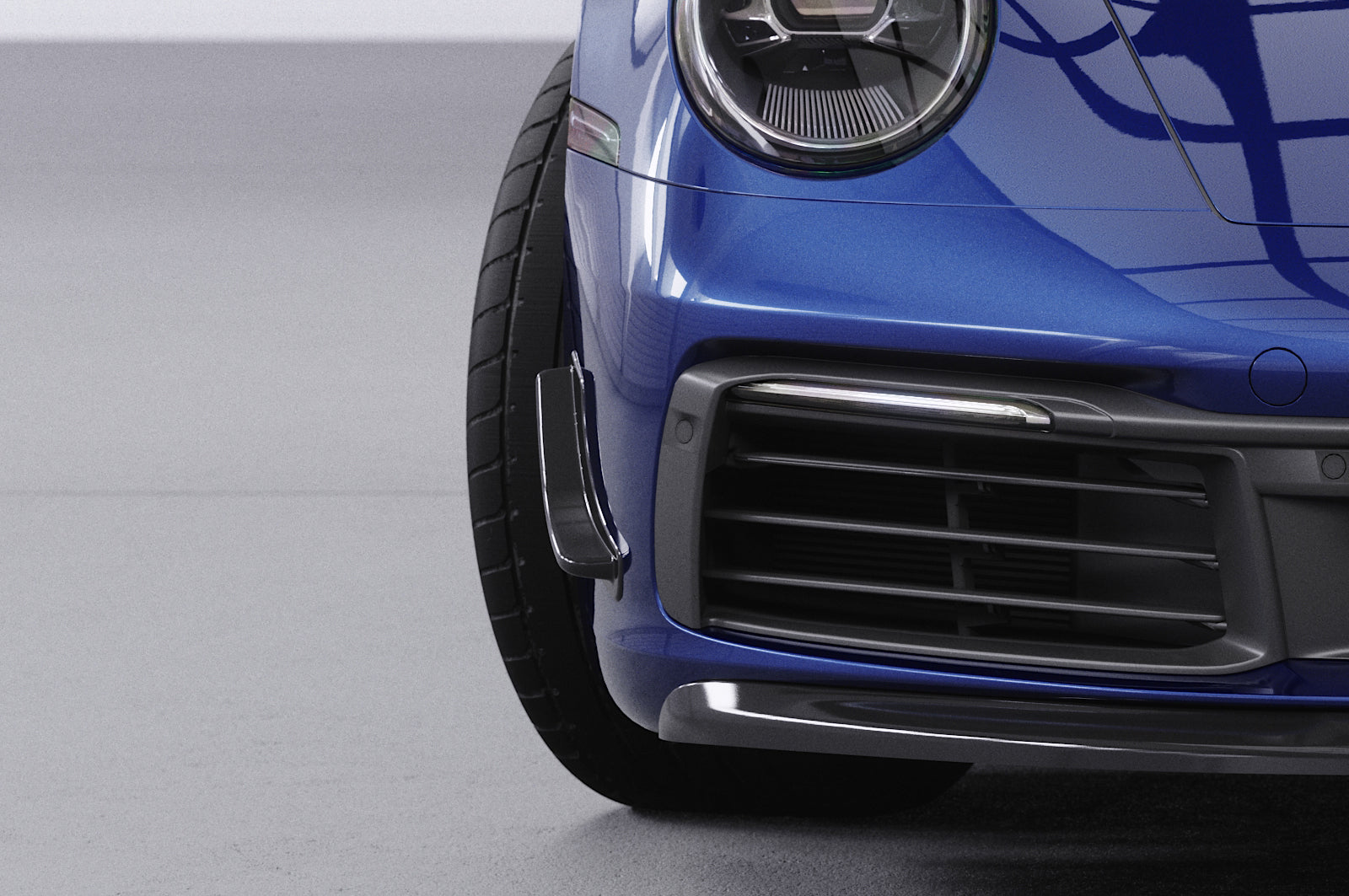 CSR Performance Flaps mit ABE für Porsche 911 / 992/991/997/996, Boxster 981, Cayman 981C FP015-C Carbon Look Hochglanz (keine Lackierung erforderlich)