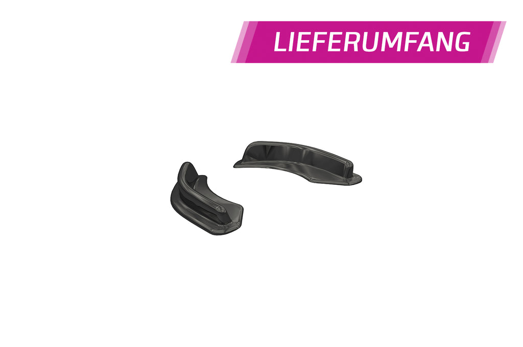 CSR Performance Flaps mit ABE für Porsche 911 / 992/991/997/996, Boxster 981, Cayman 981C FP015-S Strukturiert schwarz matt (keine Lackierung erforderlich)