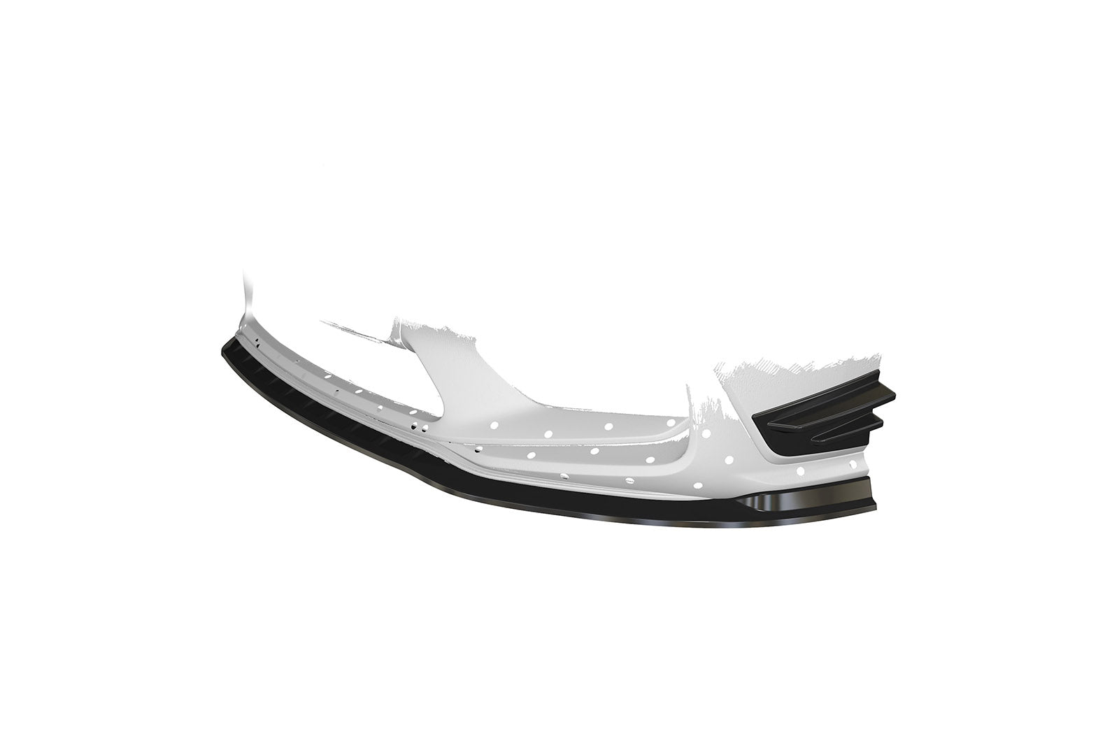 CSR Performance Flaps mit ABE für Hyundai I30 (PD) N/N-Line FP016-G Glossy schwarz Hochglanz (keine Lackierung erforderlich)