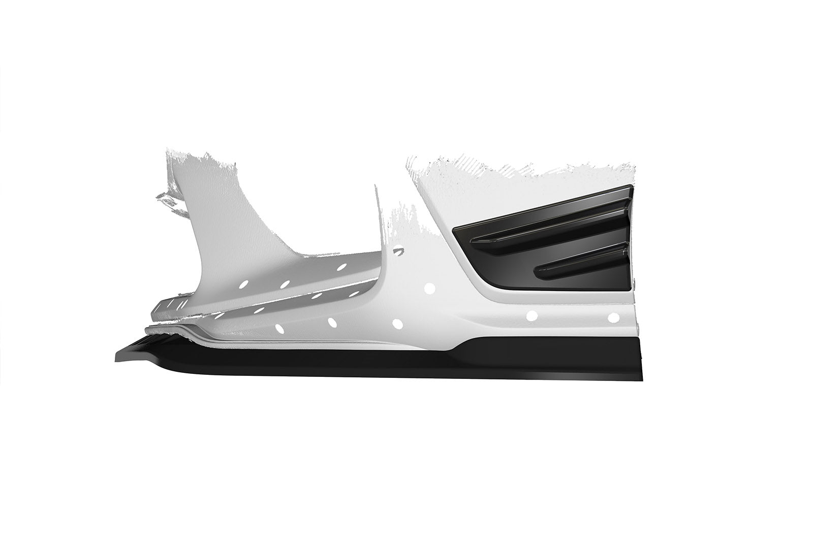 CSR Performance Flaps mit ABE für Hyundai I30 (PD) N/N-Line FP016-G Glossy schwarz Hochglanz (keine Lackierung erforderlich)