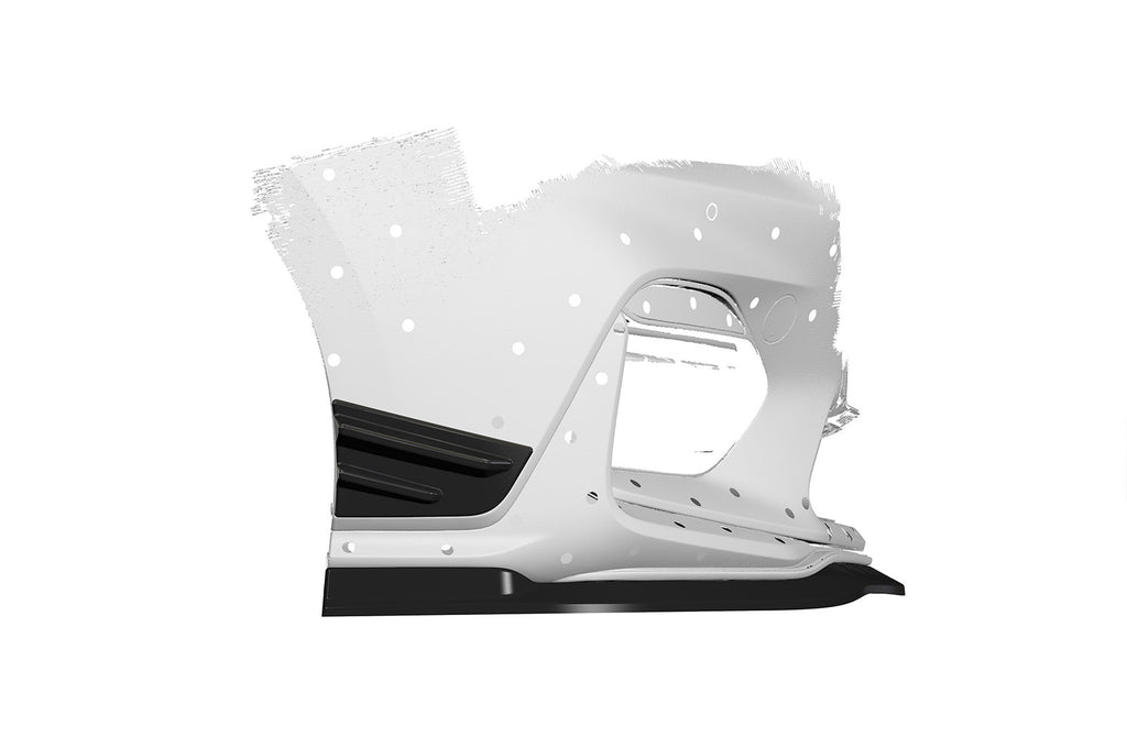 CSR Performance Flaps mit ABE für Hyundai I30 (PD) N/N-Line FP016-G Glossy schwarz Hochglanz (keine Lackierung erforderlich)