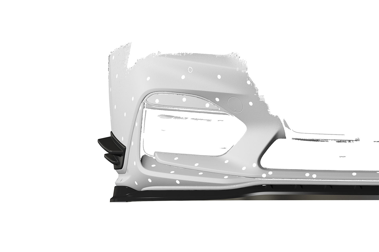 CSR Performance Flaps mit ABE für Hyundai I30 (PD) N/N-Line FP016-G Glossy schwarz Hochglanz (keine Lackierung erforderlich)