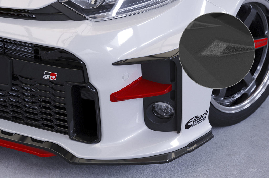 CSR Performance Flaps mit ABE für Toyota GR Yaris (XP21) FP017-S Strukturiert schwarz matt (keine Lackierung erforderlich)