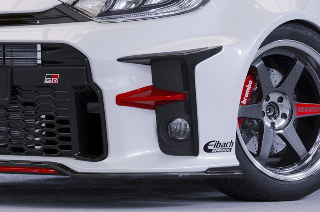 CSR Performance Flaps mit ABE für Toyota GR Yaris (XP21) FP017-S Strukturiert schwarz matt (keine Lackierung erforderlich)