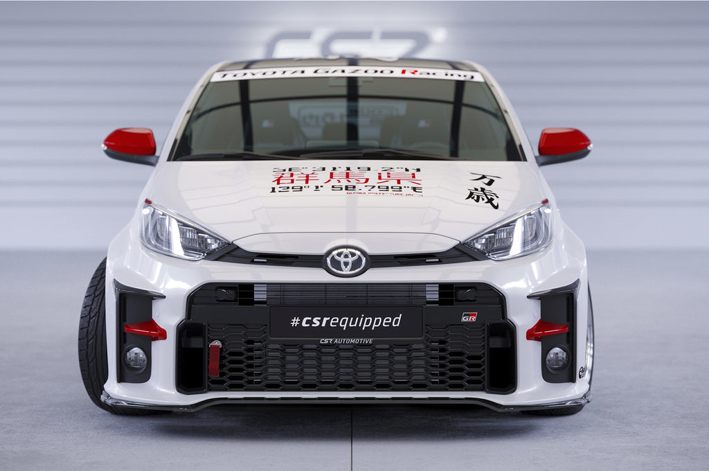 CSR Performance Flaps mit ABE für Toyota GR Yaris (XP21) FP017-G Glossy schwarz Hochglanz (keine Lackierung erforderlich)