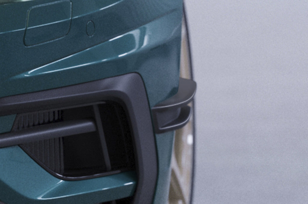 CSR Performance Flaps mit ABE für VW Golf 7 R FP018-C Carbon Look Hochglanz (keine Lackierung erforderlich)