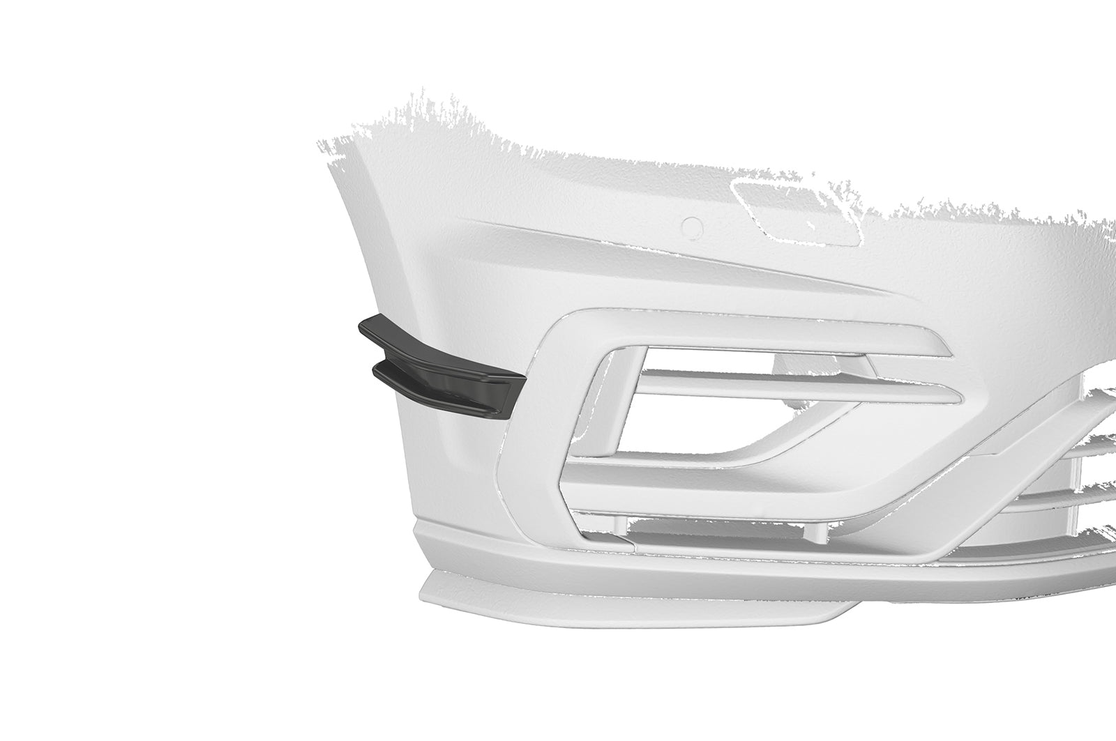 CSR Performance Flaps mit ABE für VW Golf 7 R FP018-C Carbon Look Hochglanz (keine Lackierung erforderlich)