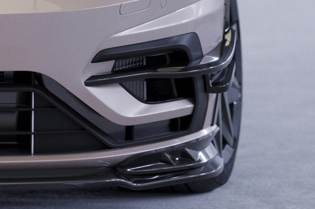 CSR Performance Flaps mit ABE für VW Golf 7 (Typ AU) R FP019-L Unlackiert roh (Lackierung erforderlich)