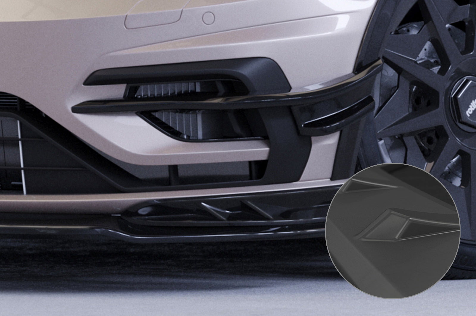 CSR Performance Flaps mit ABE für VW Golf 7 (Typ AU) R FP019-L Unlackiert roh (Lackierung erforderlich)