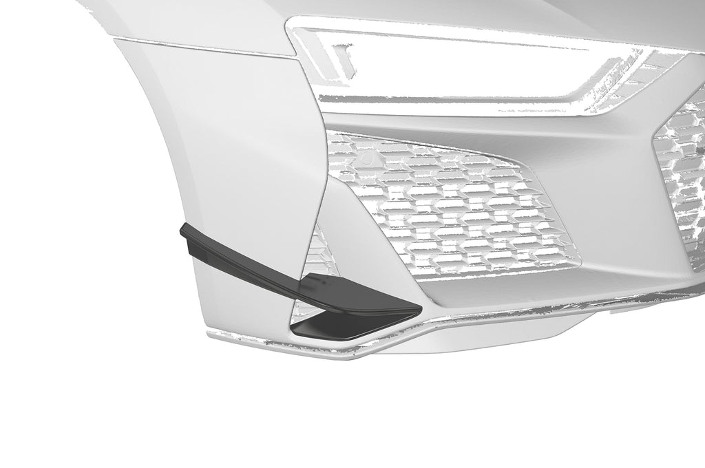 CSR Performance Flaps mit ABE für Audi R8 (Typ 4S) Facelift FP020-S Strukturiert schwarz matt (keine Lackierung erforderlich)