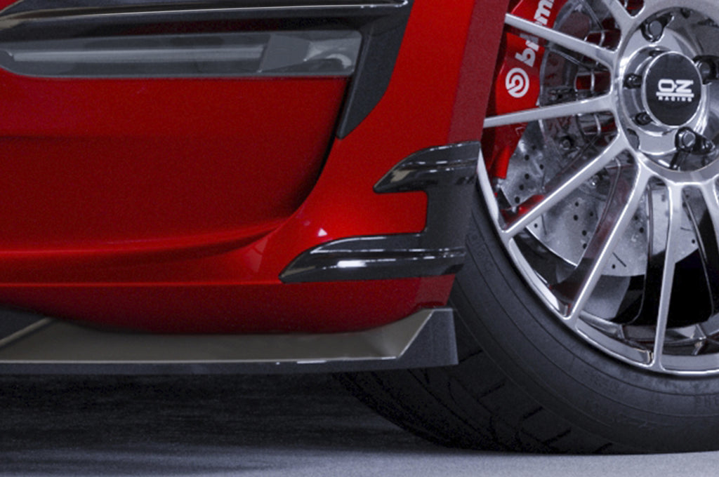 CSR Performance Flaps mit ABE für Tesla Model 3 FP021-L Unlackiert roh (Lackierung erforderlich)