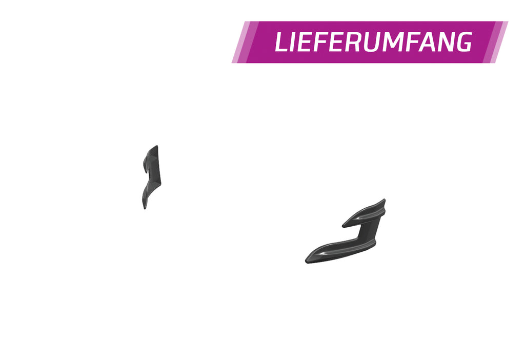 CSR Performance Flaps mit ABE für Tesla Model 3 FP021-G Glossy schwarz Hochglanz (keine Lackierung erforderlich)