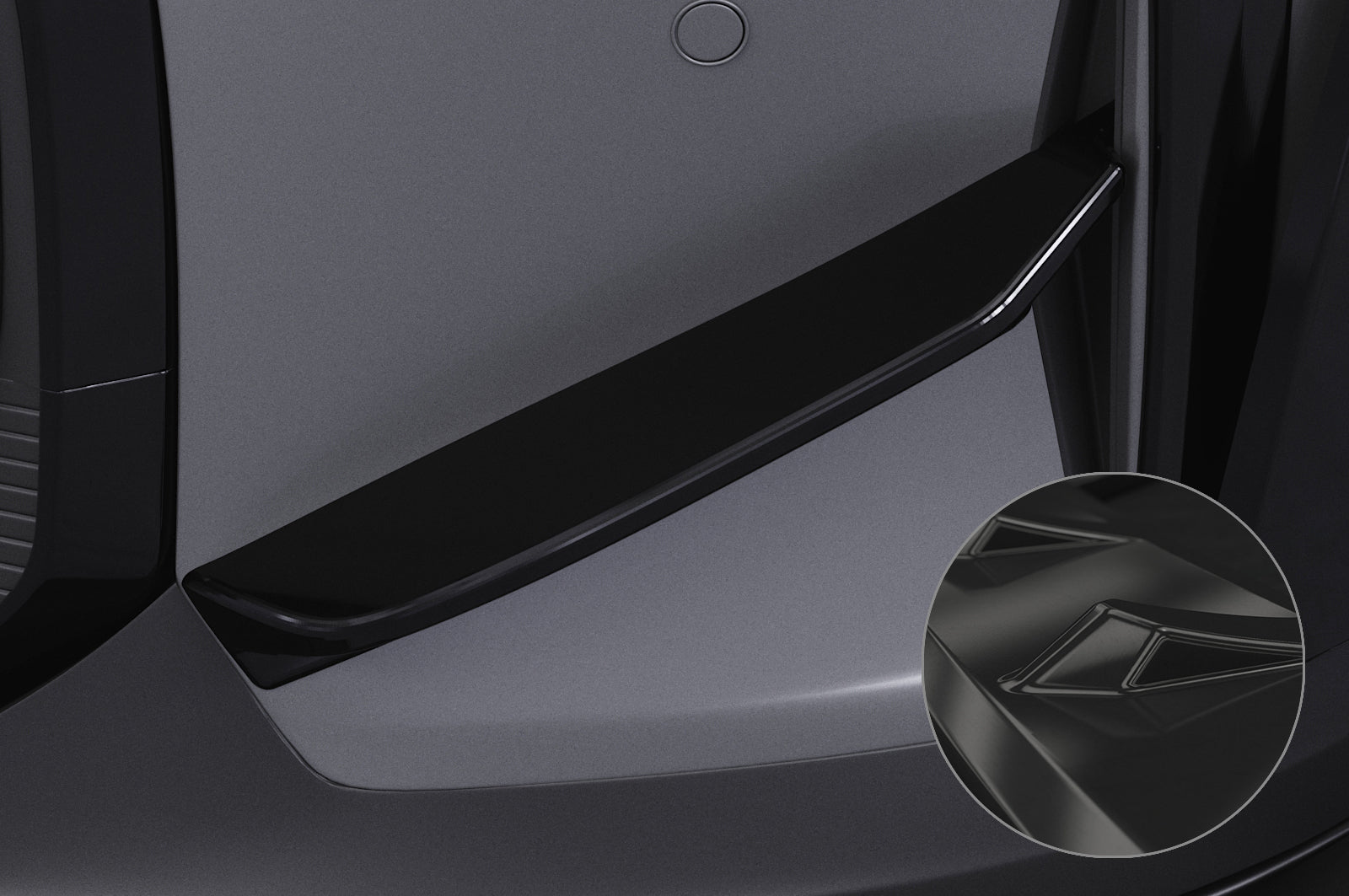 CSR Performance Flaps mit ABE für Mini F55 / F56 / F57 FP022-G Glossy schwarz Hochglanz (keine Lackierung erforderlich)