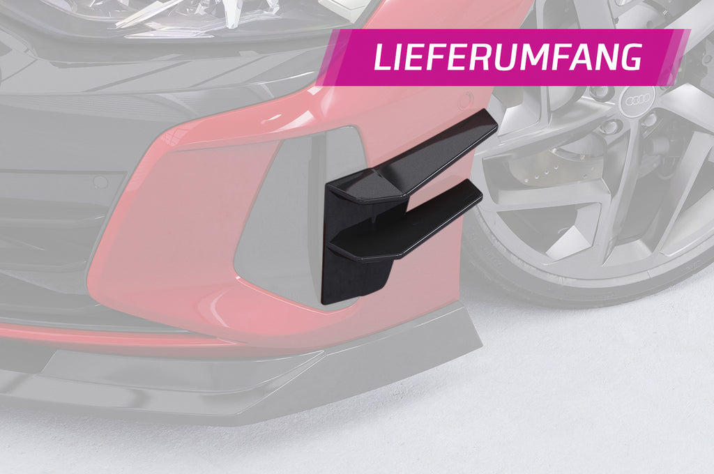 CSR Performance Flaps mit ABE für Audi e-tron GT FP023-S Strukturiert schwarz matt (keine Lackierung erforderlich)