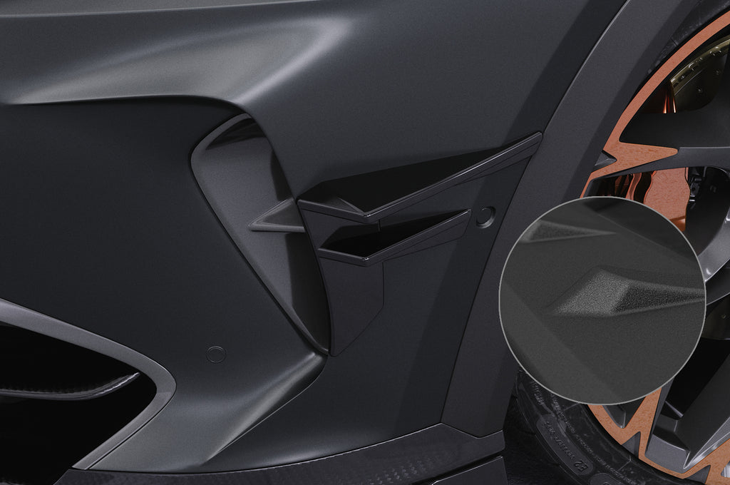 CSR Performance Flaps mit ABE für Cupra Formentor FP026-S Strukturiert schwarz matt (keine Lackierung erforderlich)