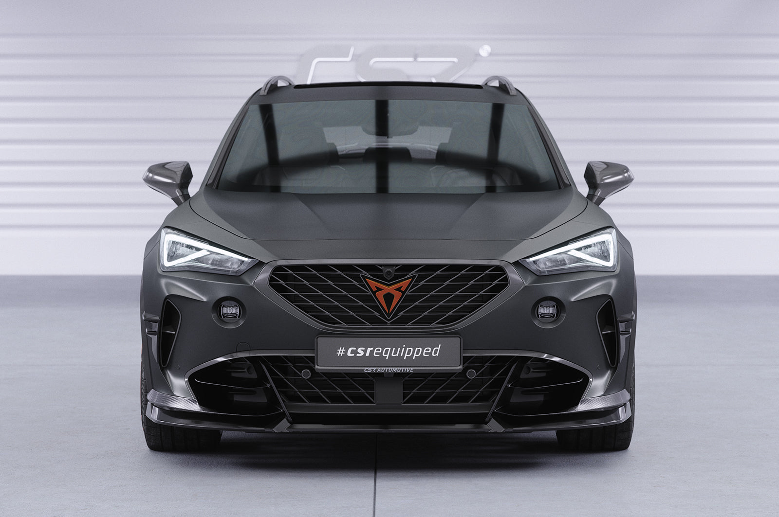 CSR Performance Flaps mit ABE für Cupra Formentor FP026-S Strukturiert schwarz matt (keine Lackierung erforderlich)