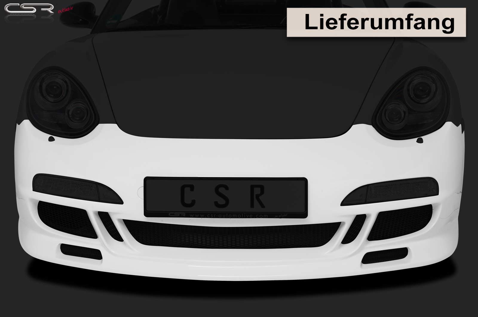 CSR Frontstoßstange für Porsche Cayman 987 / Boxster 987 FSK382