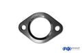 Fox 2-Loch-Flansch - Fertigteil Maße: 130mm x 90mm  Innenloch: Ø67mm mit Fase 8x45°  Schraubenloch: Ø15mm  Stichmaß: 106mm  Dicke: 8mm    Material 1.4301