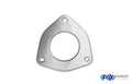 Fox 3-Loch-Flansch - Fertigteil Maße: 103mm x 104mm - Stichmaß:  83mm - Innenloch: Ø55mm - Schraubenloch: Ø9mm -  Dicke: 8mm - Material 1.4301
