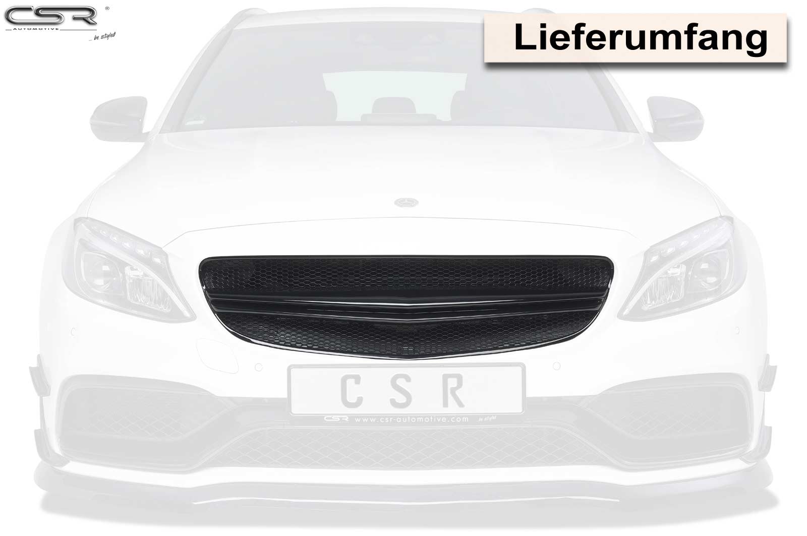 CSR Kühlergrill Frontgrill für Mercedes-Benz CLA C117 X117 GL061