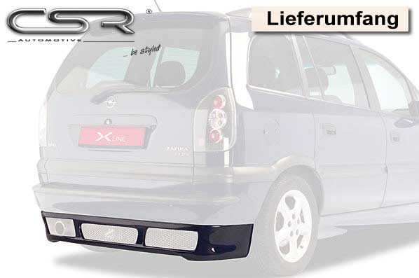 CSR Diffusor | Heckansatz für Opel Zafira A HA006