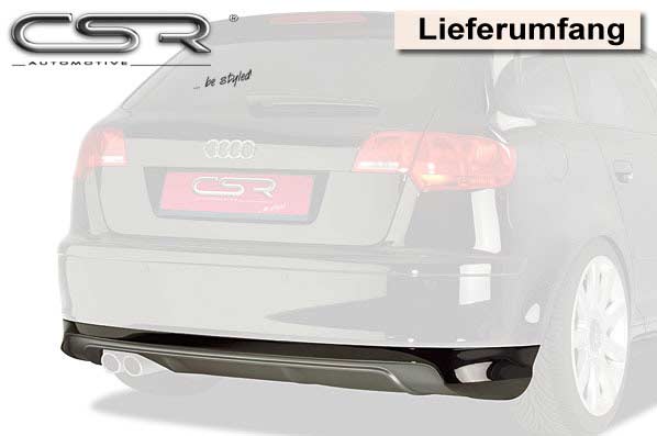 CSR Diffusor | Heckansatz für Audi A3 8PA Sportback HA014