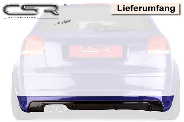 CSR Diffusor | Heckansatz für Audi A3 8P HA015