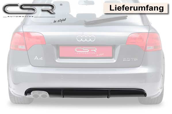 CSR Diffusor | Heckansatz für Audi A4 B7 HA028B