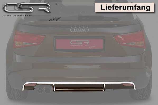 CSR Diffusor | Heckansatz für Audi A1 HA034B