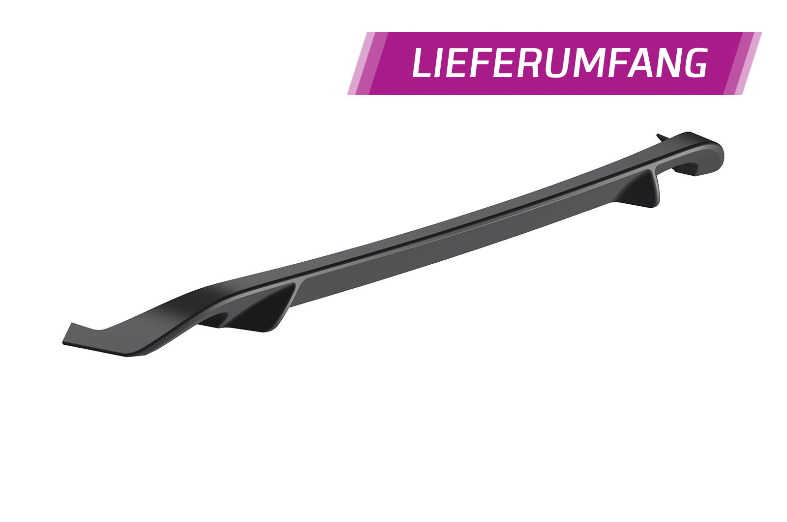 CSR Diffusor | Heckansatz mit ABE für VW Golf 6 HA044-G Glossy schwarz Hochglanz (keine Lackierung erforderlich)
