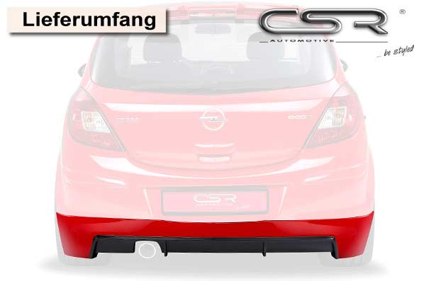 CSR Diffusor | Heckansatz für Opel Corsa D HA054