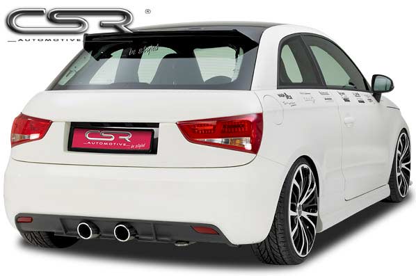 CSR Endschalldämpfer mit Endrohren R32 Look für Audi A1 VW Polo 5 Typ 6R ESD105