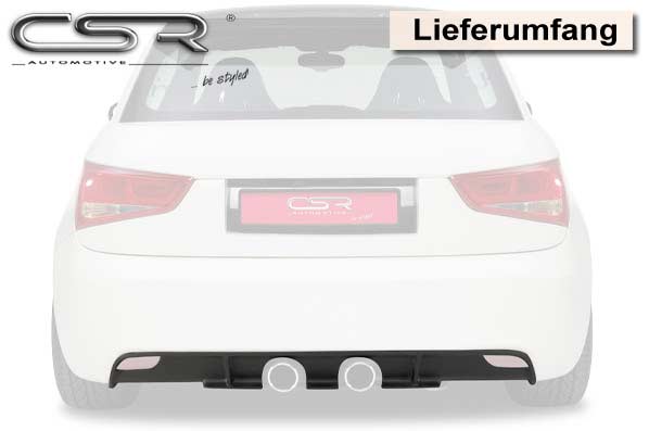 CSR Heckansatz Endrohre Set für Audi A1 PS025