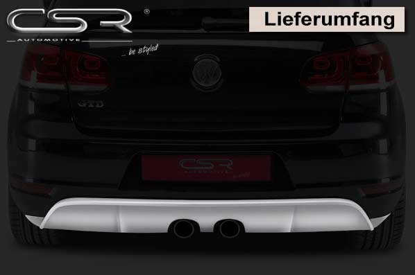 CSR Diffusor | Heckansatz für VW Golf 6 HA057
