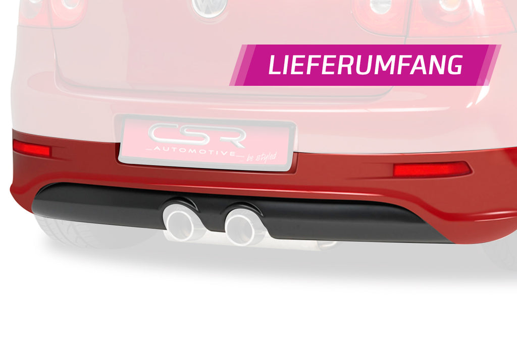 CSR Diffusor | Heckansatz mit ABE für VW Golf 5 Steilheck HA060